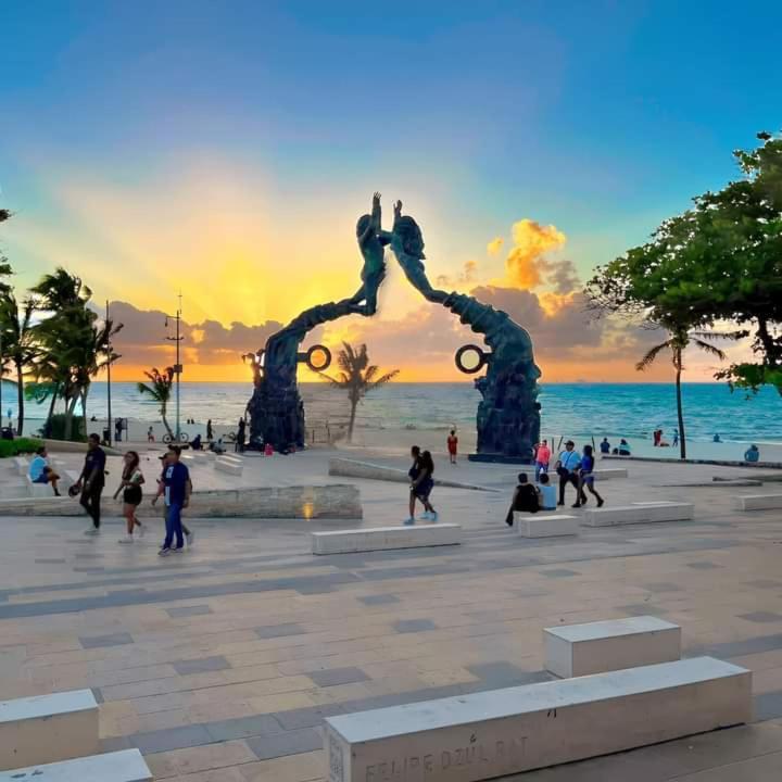 Apartamento En Fraccionamiento Privado 6 Personas, 5 Camas, Piscina Cerca De La Playa Playa del Carmen Exterior foto